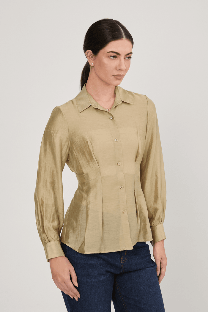 Blusa Arabella olivo